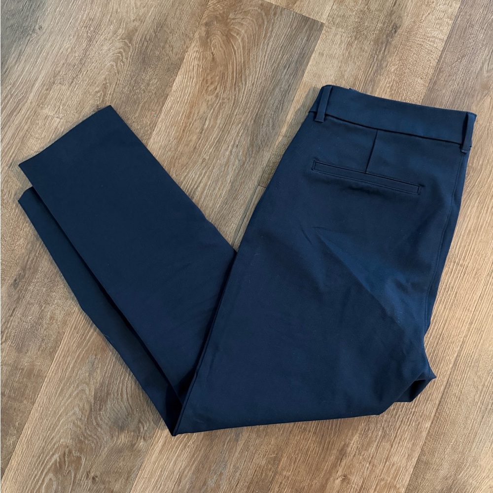 Old Navy Pixie Dark Navy Ankle-Length Women's Dress Pants